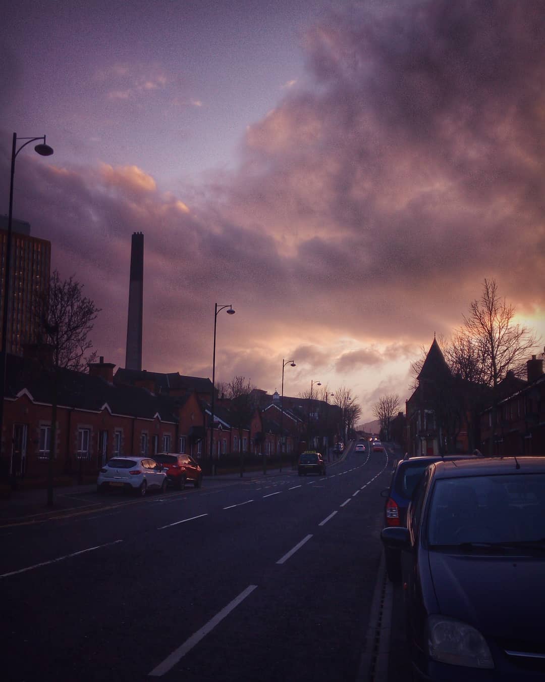 #street #urban #sunset