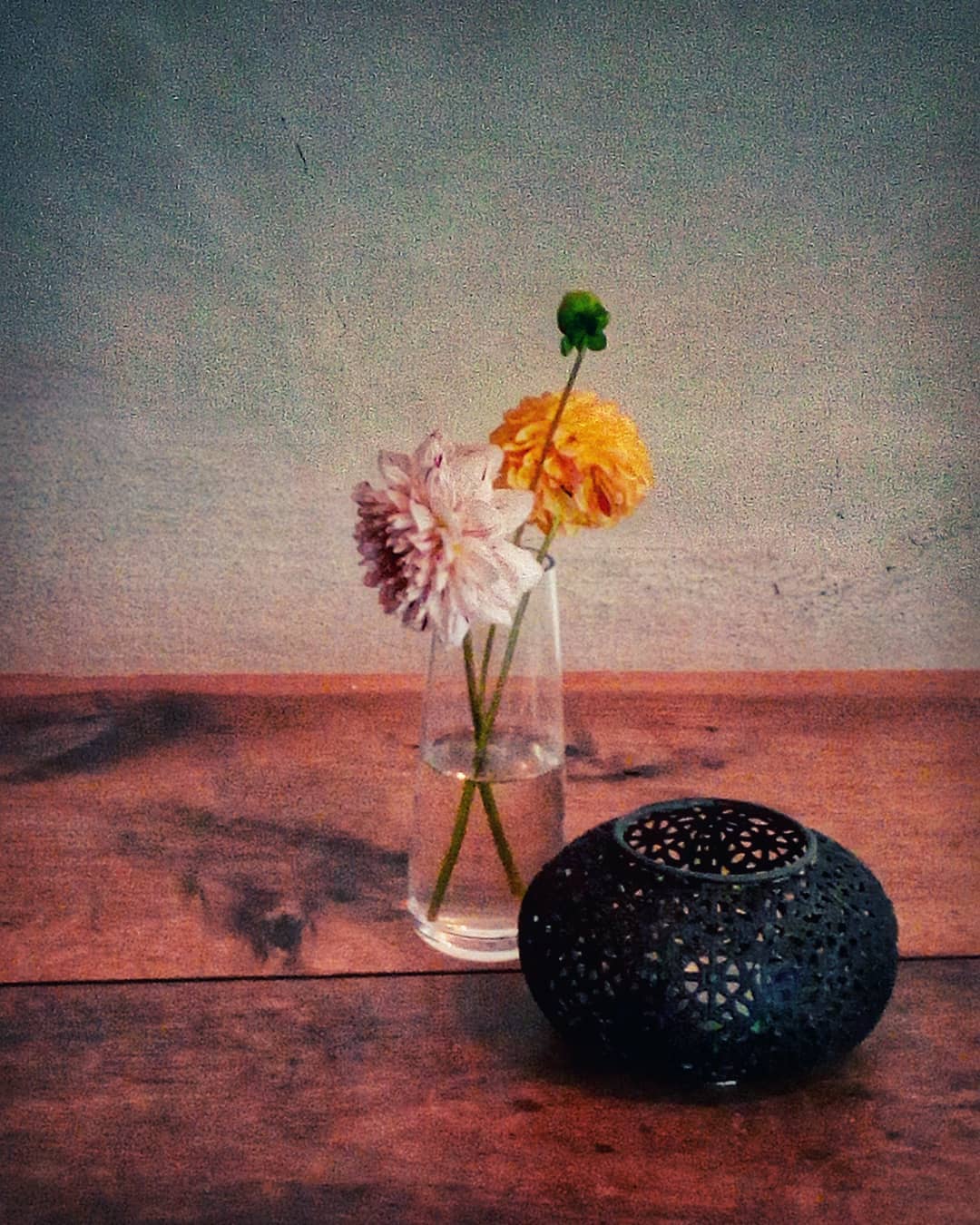 #stileben #stillife #flowersofinstagram #flower #tablesetting #vase #bestflowerspics #phonography #snapseed